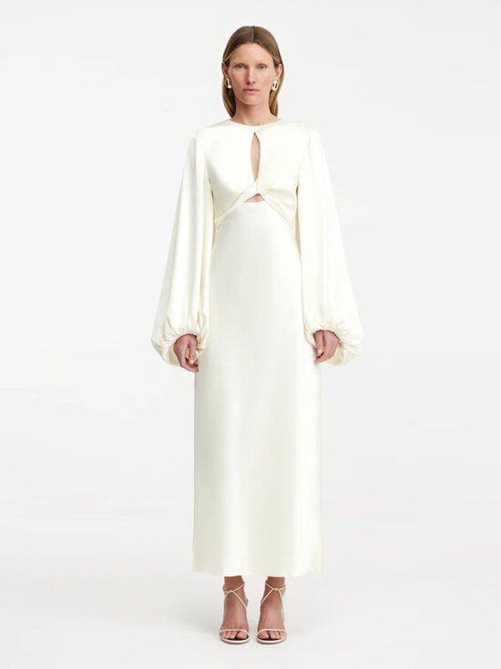 Significant Other Dresses & Skirts - Significant Other Jasmine Dress Long Sleeve Maxi Dress size 4 wedding bridal